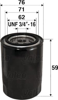 Valeo 586065 - Масляний фільтр autozip.com.ua