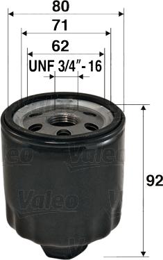 VALEO 586009 - Масляний фільтр autozip.com.ua