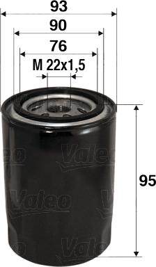 VALEO 586006 - Масляний фільтр autozip.com.ua