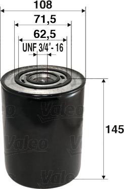 VALEO 586014 - Масляний фільтр autozip.com.ua