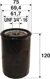 VALEO 586081 - Масляний фільтр autozip.com.ua