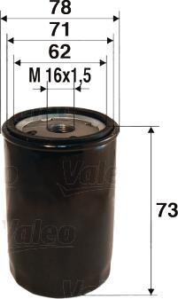 VALEO 586034 - Масляний фільтр autozip.com.ua