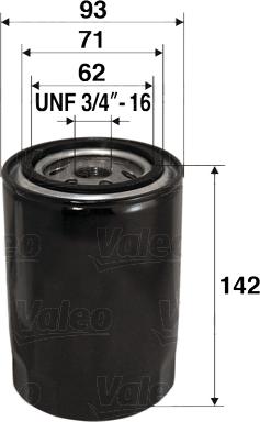 VALEO 586024 - Масляний фільтр autozip.com.ua