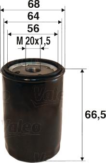 Valeo 586022 - Масляний фільтр autozip.com.ua