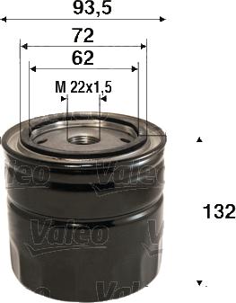 VALEO 586115 - Масляний фільтр autozip.com.ua