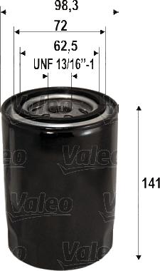 VALEO 586112 - Масляний фільтр autozip.com.ua