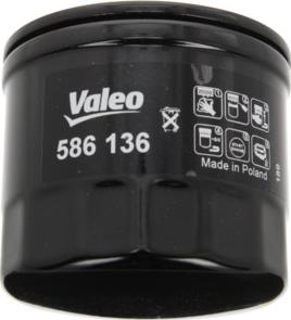 VALEO 586136 - Масляний фільтр autozip.com.ua