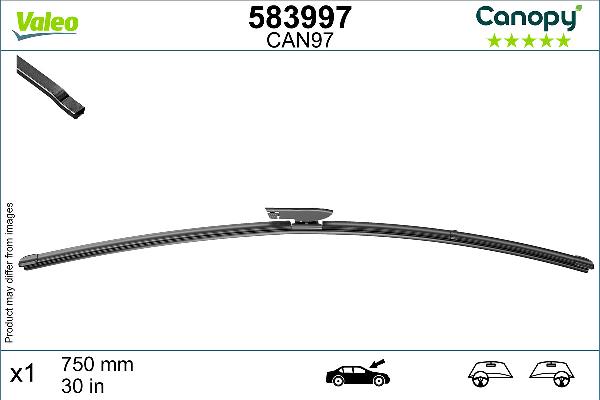 VALEO 583997 - Щітка склоочисника autozip.com.ua