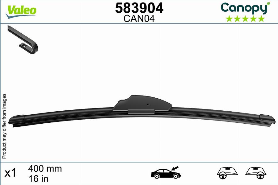 Valeo 583904 - Щітка склоочисника autozip.com.ua