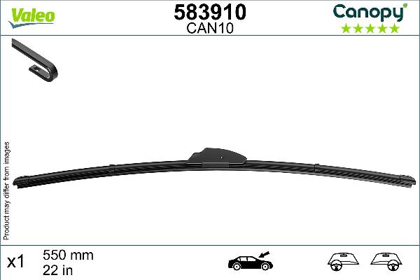 VALEO 583910 - Щітка склоочисника autozip.com.ua