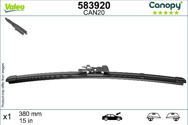 VALEO 583920 - Щітка склоочисника autozip.com.ua