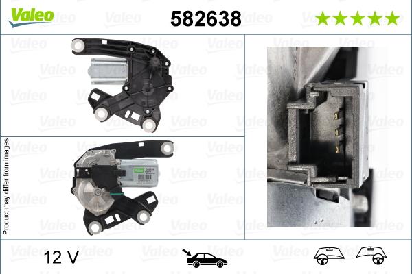 VALEO 582638 - Двигун склоочисника autozip.com.ua