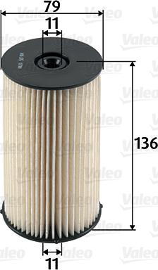 VALEO 587904 - Паливний фільтр autozip.com.ua