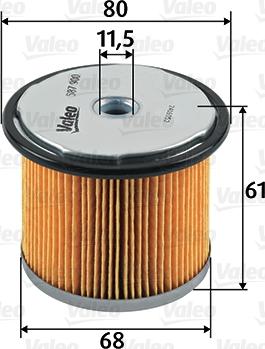 VALEO 587900 - Паливний фільтр autozip.com.ua