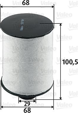 VALEO 587914 - Паливний фільтр autozip.com.ua