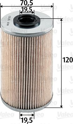 VALEO 587913 - Паливний фільтр autozip.com.ua