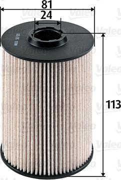 VALEO 587928 - Паливний фільтр autozip.com.ua