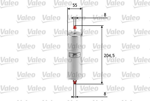 Valeo 587015 - Паливний фільтр autozip.com.ua