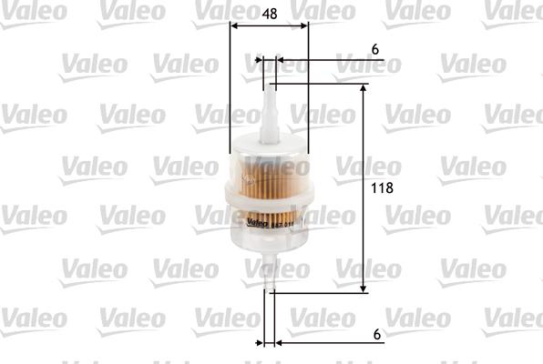 VALEO 587011 - Паливний фільтр autozip.com.ua