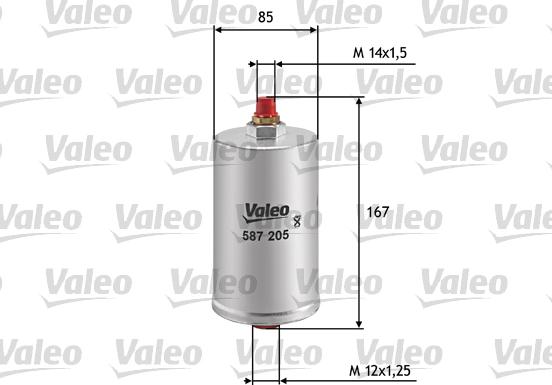 Valeo 587205 - Масляний фільтр autozip.com.ua