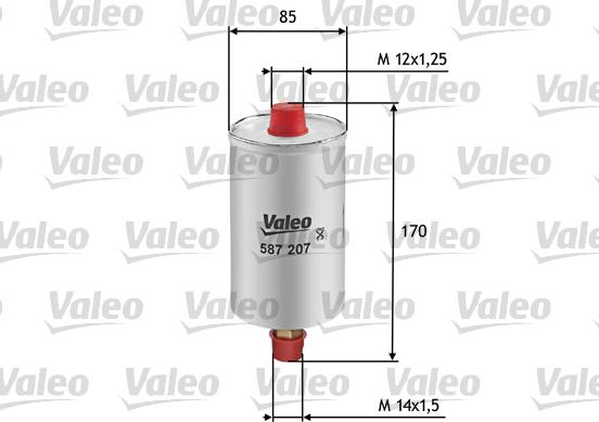 Valeo 587207 - Масляний фільтр autozip.com.ua