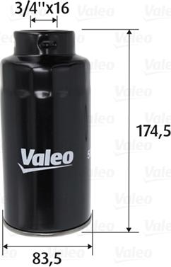 Valeo 587757 - Паливний фільтр autozip.com.ua