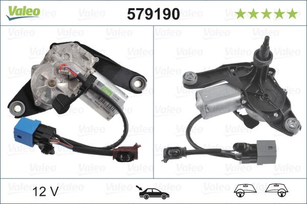 VALEO 579190 - Двигун склоочисника autozip.com.ua