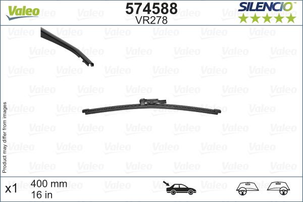 VALEO 574588 - Щітка склоочисника autozip.com.ua