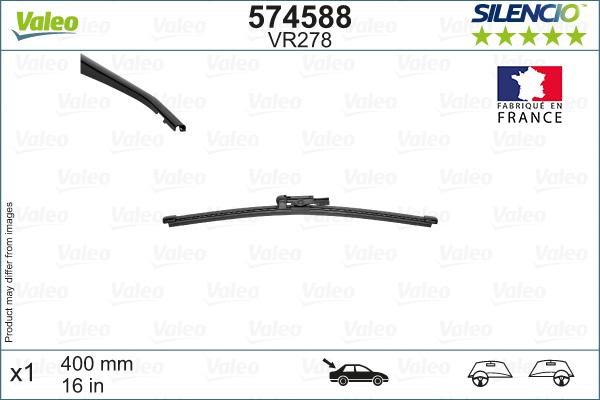 VALEO 574588 - Щітка склоочисника autozip.com.ua