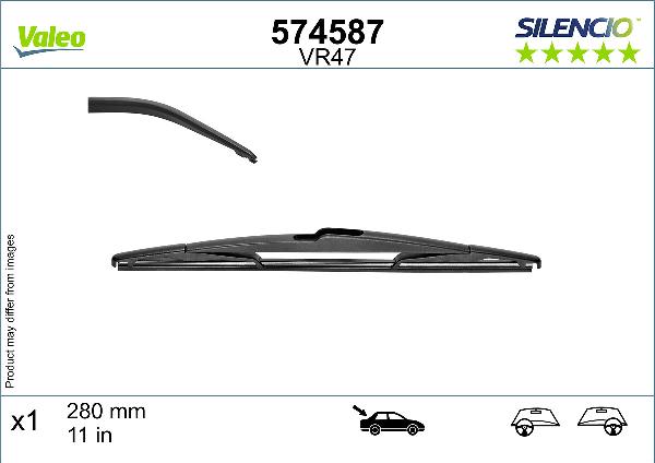 VALEO 574587 - Щітка склоочисника autozip.com.ua