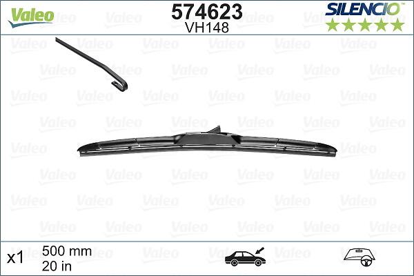 VALEO 574623 - Щітка склоочисника autozip.com.ua