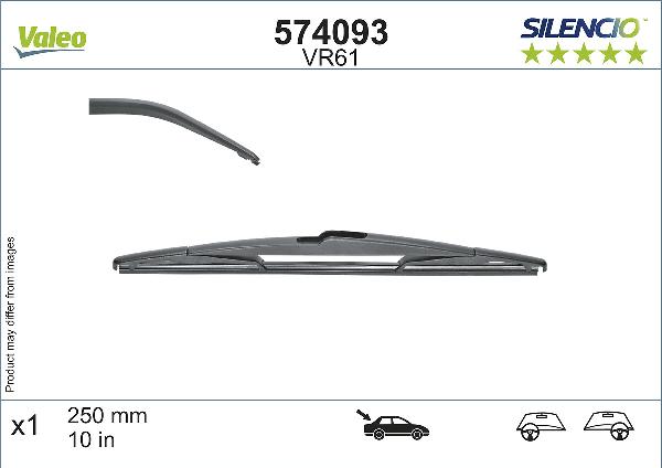 VALEO 574093 - Щітка склоочисника autozip.com.ua