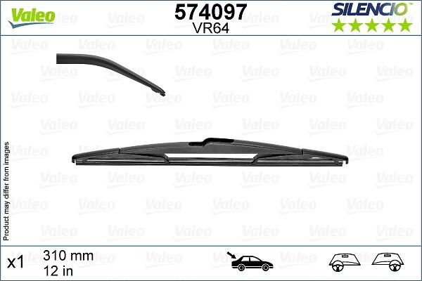 VALEO 574097 - Щітка склоочисника autozip.com.ua