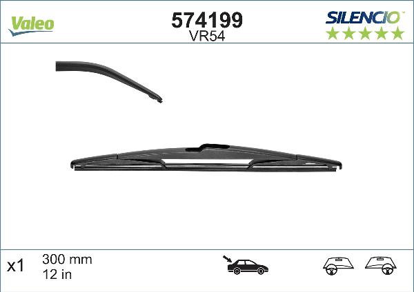 VALEO 574199 - Щітка склоочисника autozip.com.ua