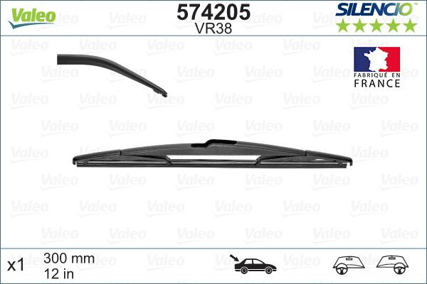 VALEO 574205 - Щітка склоочисника autozip.com.ua