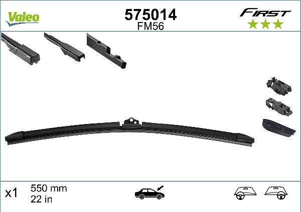 VALEO 575014 - Щітка склоочисника autozip.com.ua