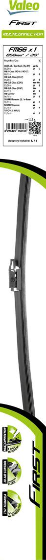 VALEO 575016 - Щітка склоочисника autozip.com.ua
