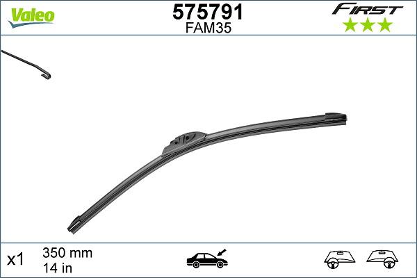 VALEO 575791 - Щітка склоочисника autozip.com.ua