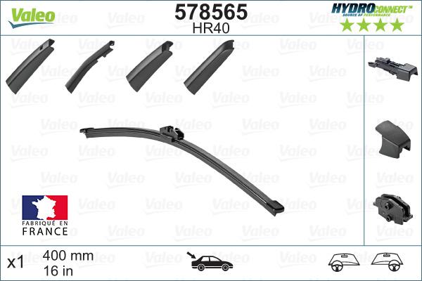 VALEO 578565 - Щітка склоочисника autozip.com.ua