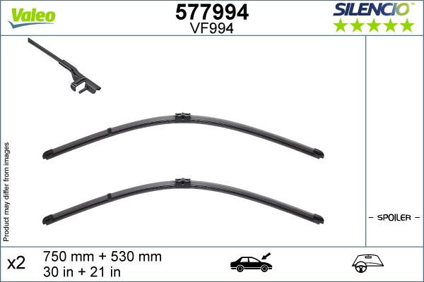 Valeo 577994 - Щітка склоочисника autozip.com.ua