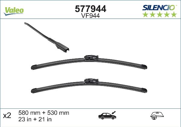 VALEO 577944 - Щітка склоочисника autozip.com.ua