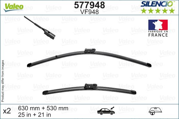 VALEO 577948 - Щітка склоочисника autozip.com.ua