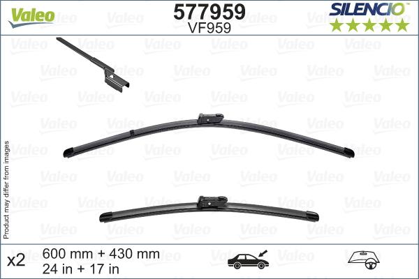 Valeo 577959 - Щітка склоочисника autozip.com.ua