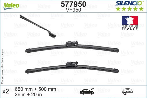 VALEO 577950 - Щітка склоочисника autozip.com.ua