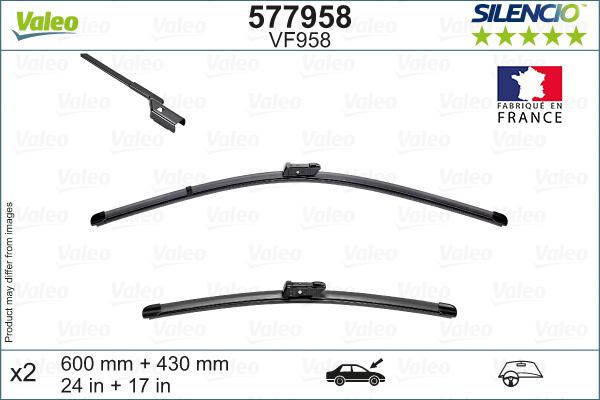 VALEO 577958 - Щітка склоочисника autozip.com.ua
