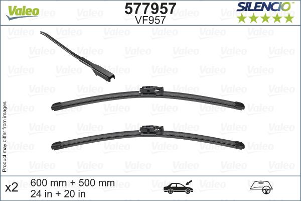 Valeo 577957 - Щітка склоочисника autozip.com.ua