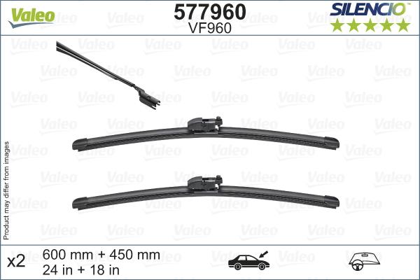 VALEO 577960 - Щітка склоочисника autozip.com.ua