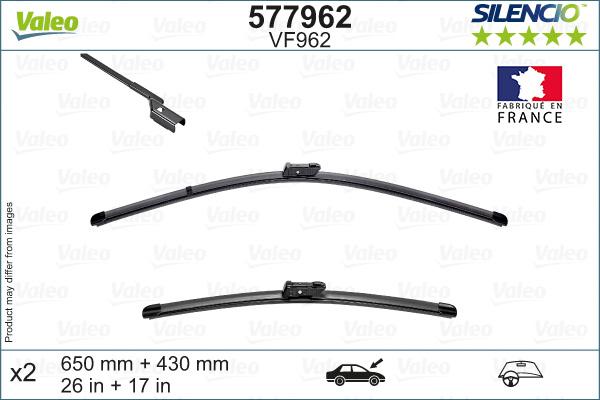 VALEO 577962 - Щітка склоочисника autozip.com.ua