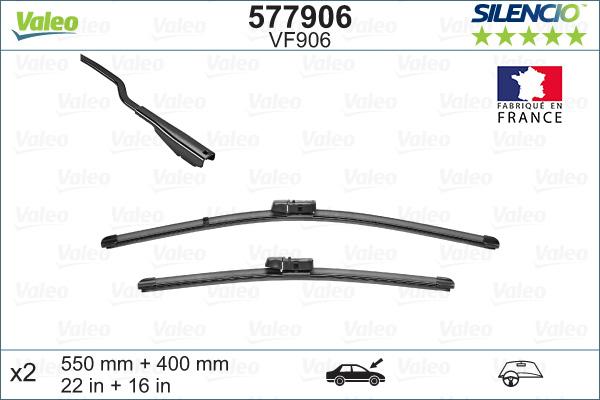 VALEO 577906 - Щітка склоочисника autozip.com.ua