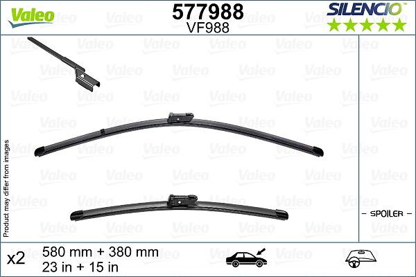 VALEO 577988 - Щітка склоочисника autozip.com.ua